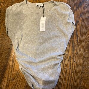 Michael Stars Joni Crew Neck Shoulder Top